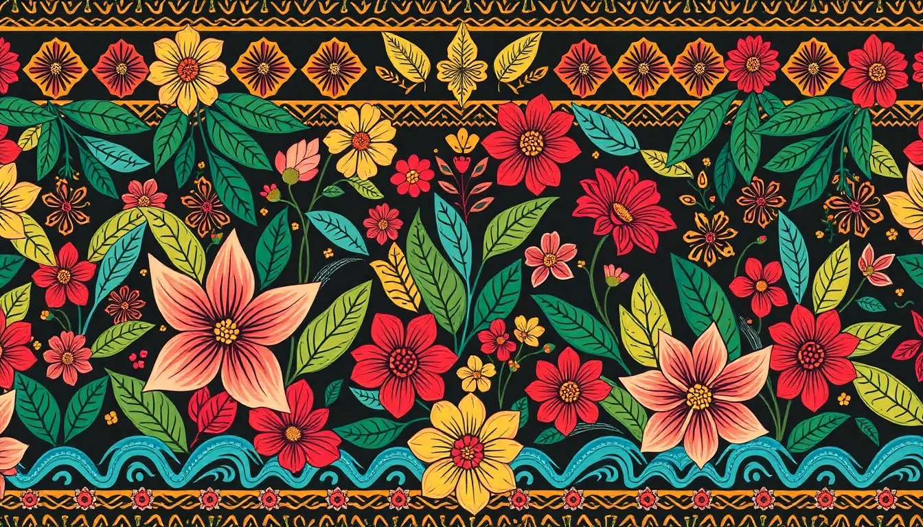 Polynesian Tribal Wallpaper