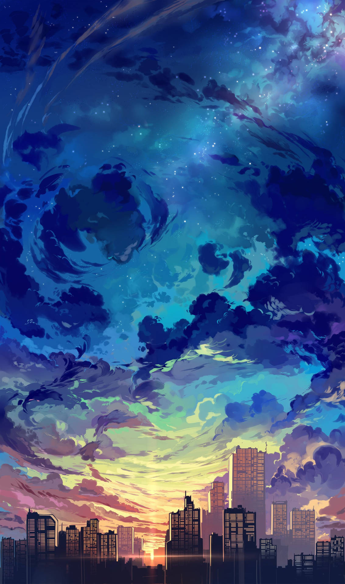 Blue Aesthetic Phone Wallpaper