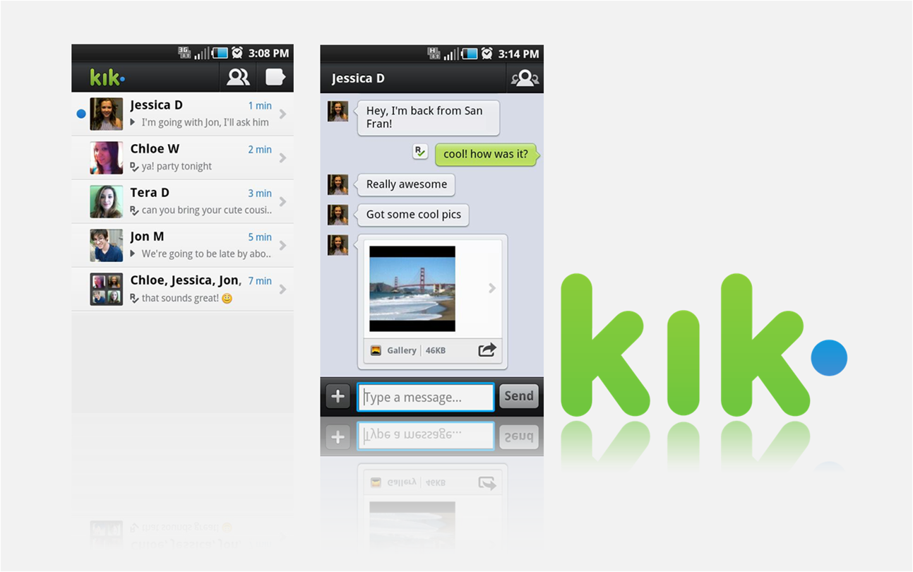 Kik Messenger For Android1 Png