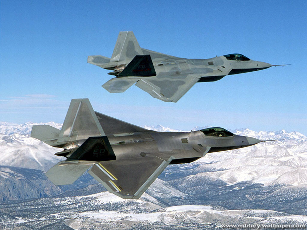 22 Raptor Military Jet Fighter Wallpaper Jet Fighter Picture 1024x768