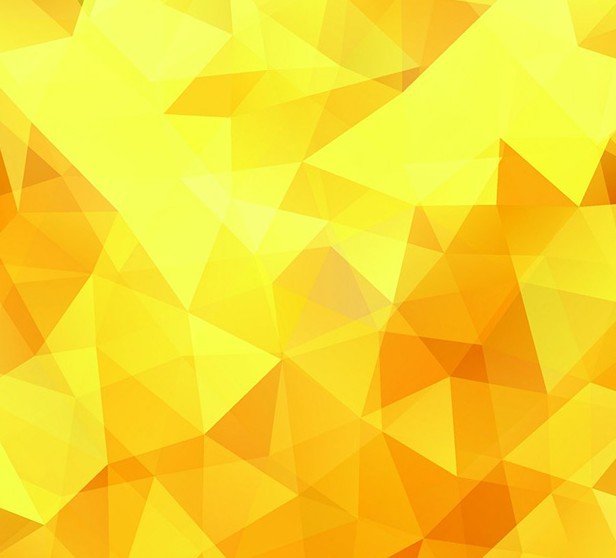 Bright Yellow Polygon Background Vector Titanui