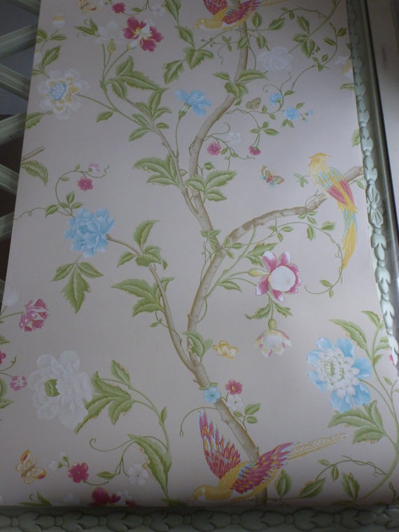 Laura Ashley Summer Palace Linen Wallpaper By Thewallpaperhouse