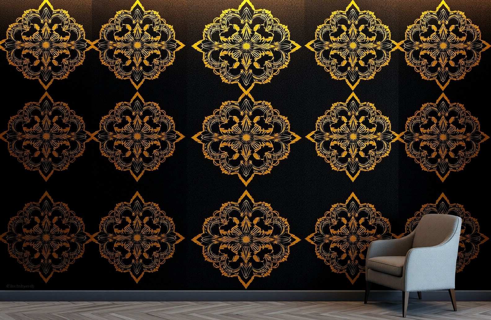 Beautiful Black Background Wallpaper