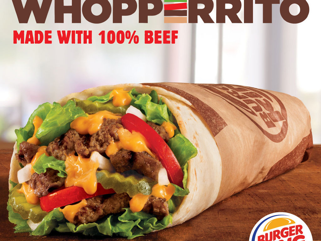 Half Whopper Burrito Whopperito To Terrify America At