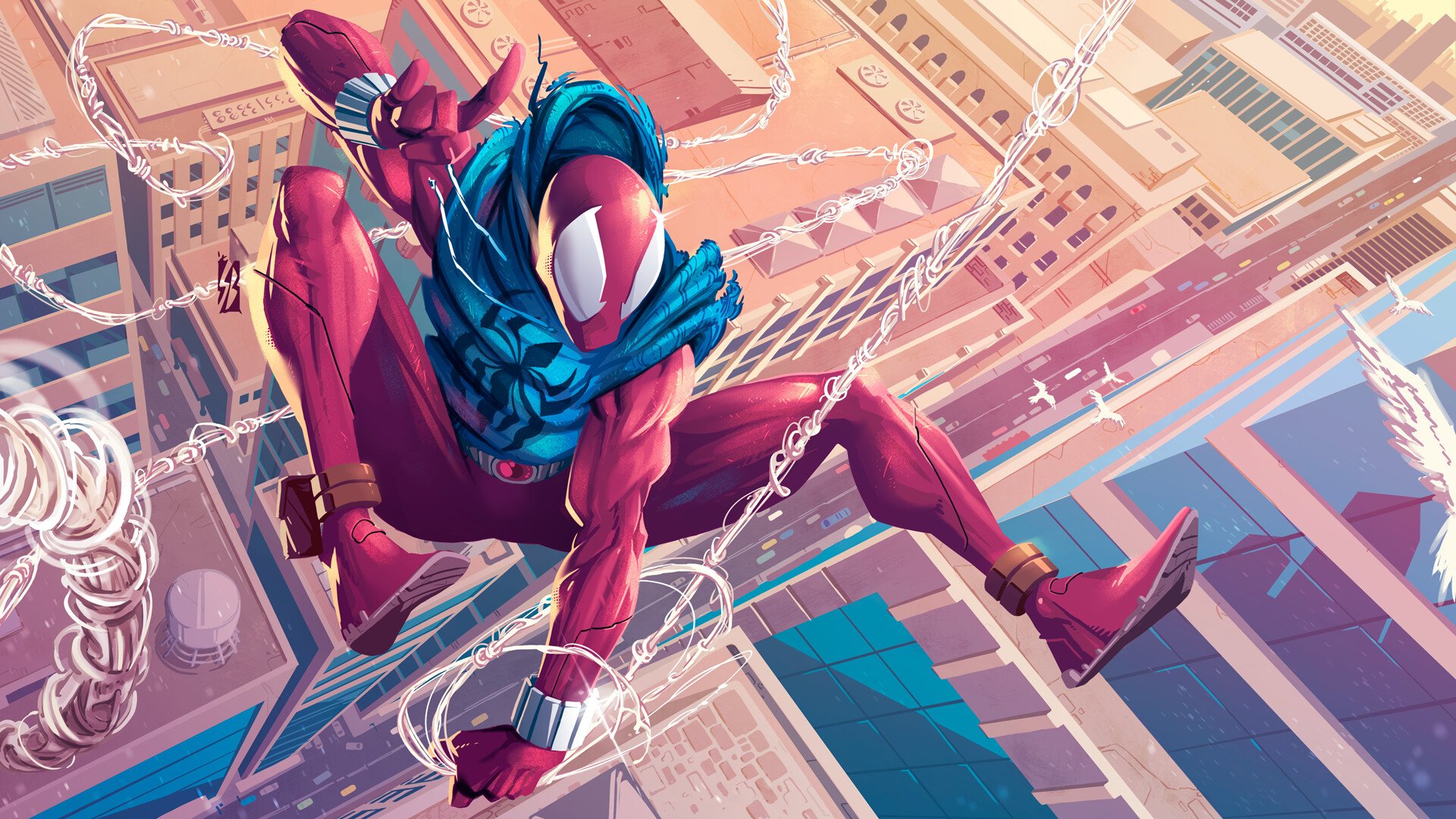 Scarlet Spider Man Wallpaper