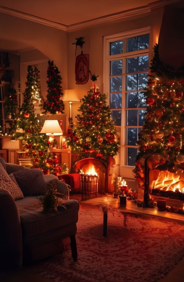 Blinking Christmas Lights Wallpaper
