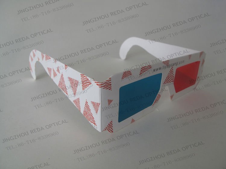 Paper Glasses 3d Red Cyan Adults Craft