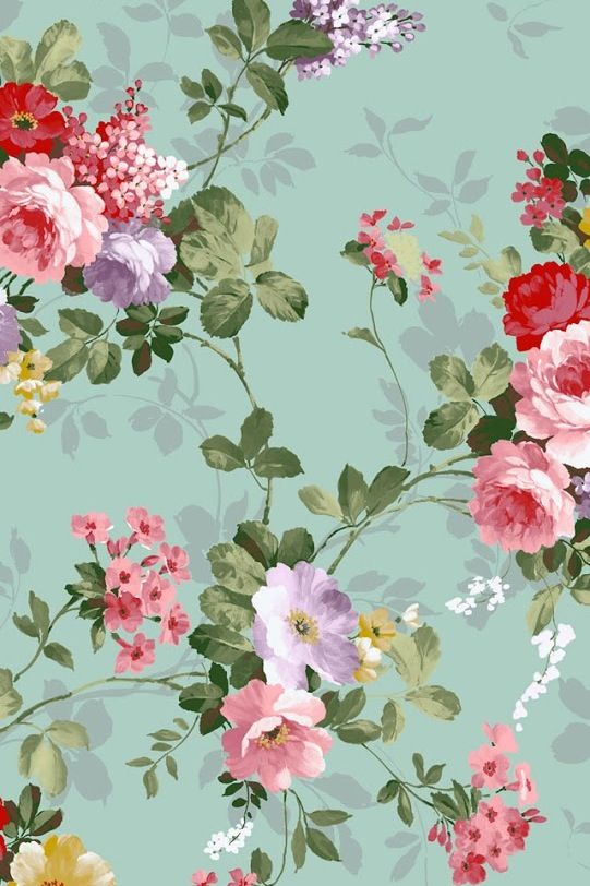 Floral Print Background Screens And