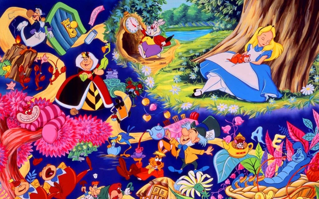 Trippy Alice In Wonderland Backgrounds Trippy alice in wonderland 1024x640