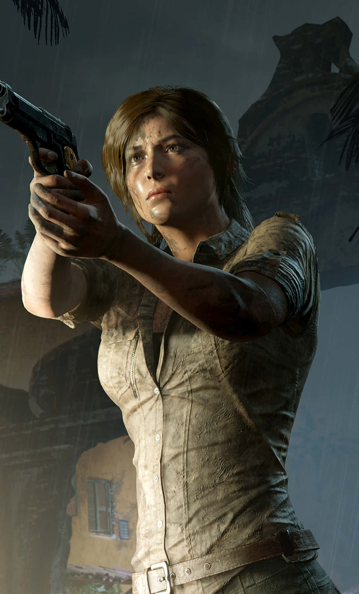Conquer The World With Tomb Raider iPhone 5s Wallpaper