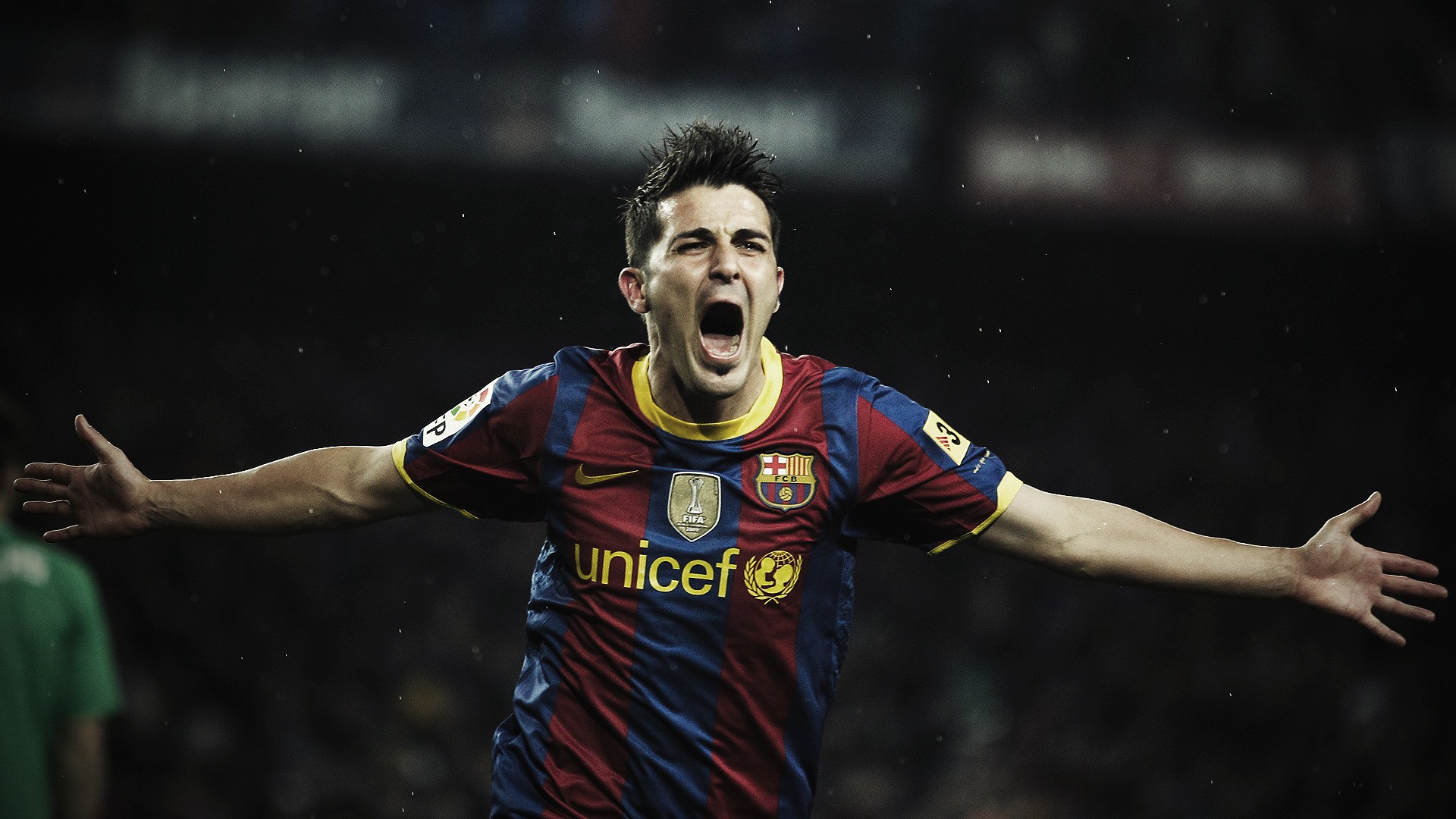Soccer Wallpaper Sports Fc Barcelona David Villa
