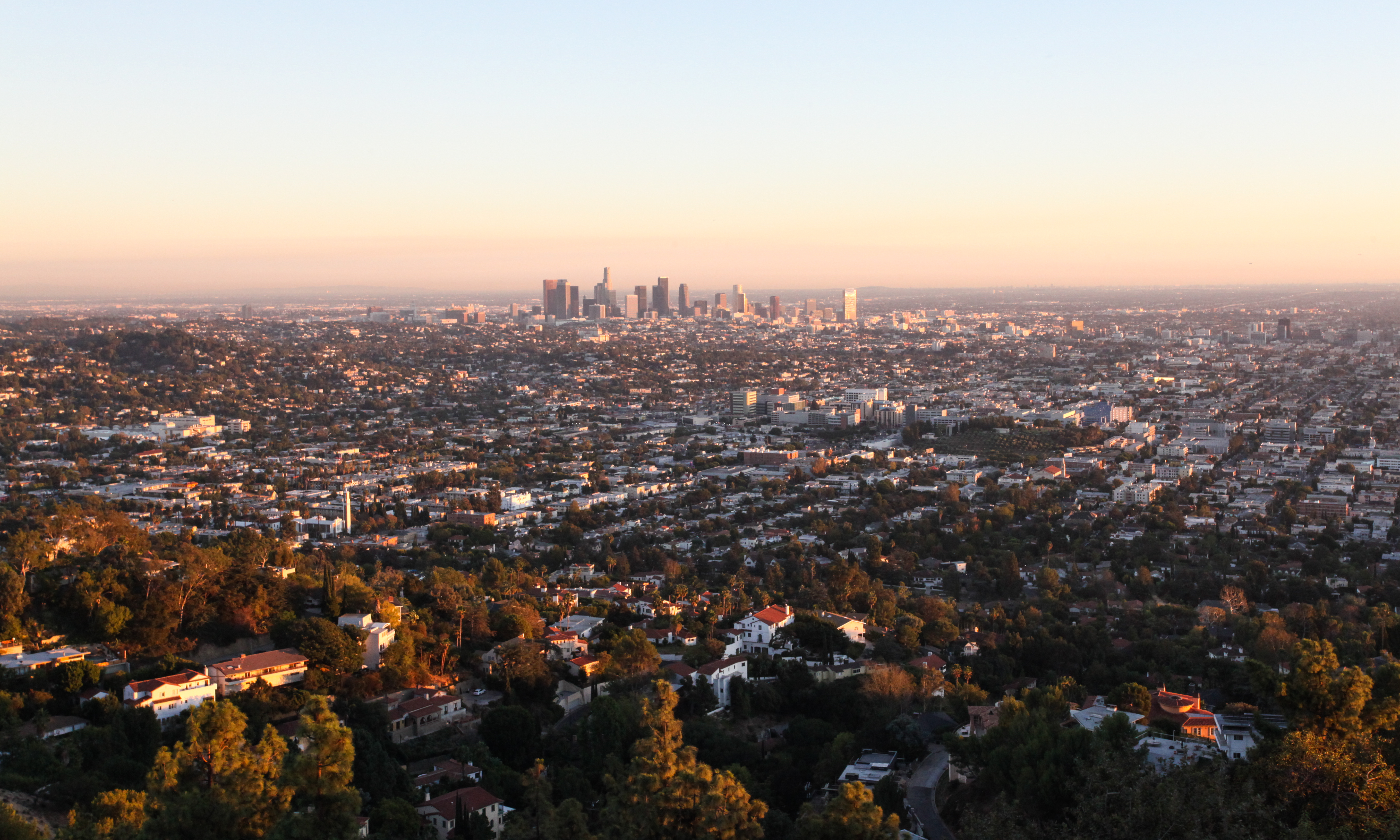 Los Angeles Skyline Image Thecelebritypix