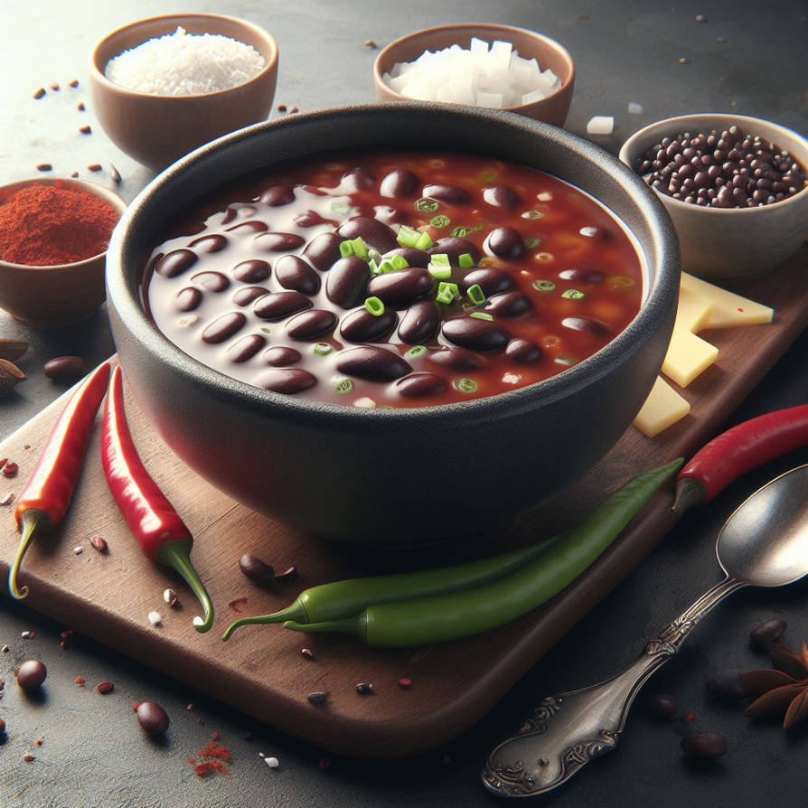 Black Bean Soup By Vulcanknight Wallpaper