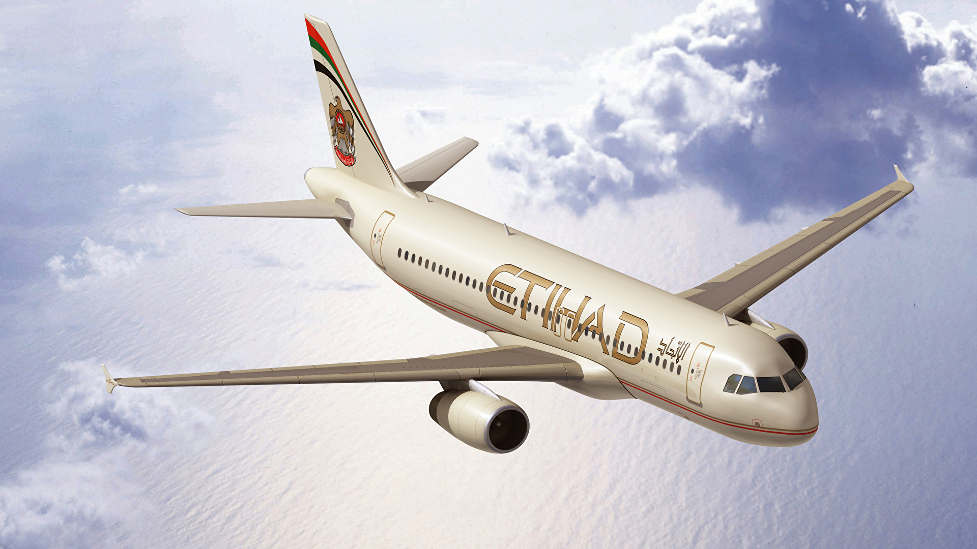 Wallpaper Airplane Passenger Airplanes Boeing Etihad