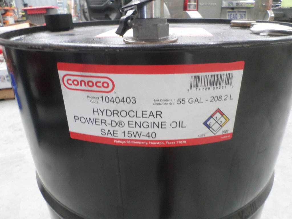 Conoco Hydroclear Oil Drum
