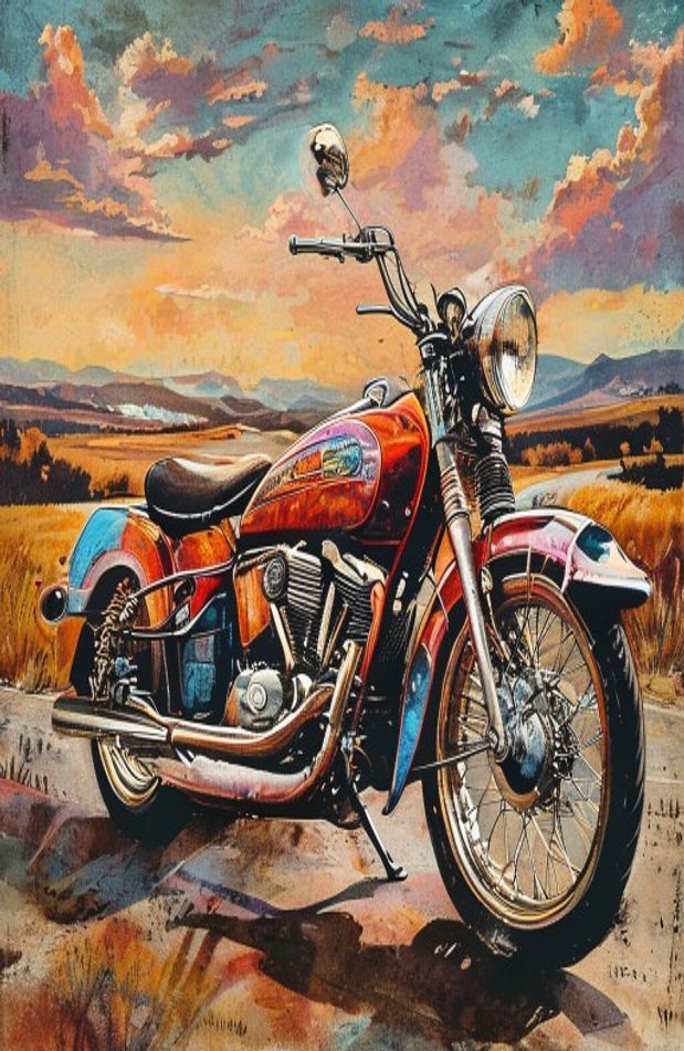 Vintage Motorcycle Wallpaper
