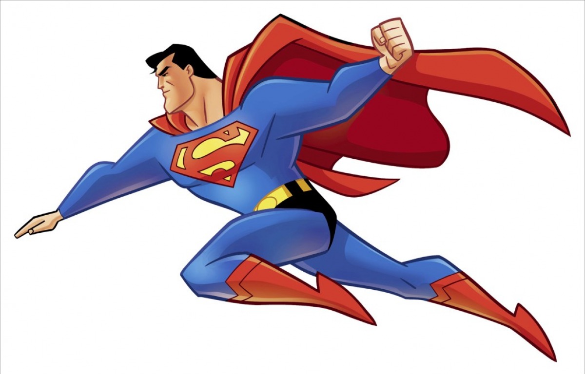 Superman Cartoon Superhero