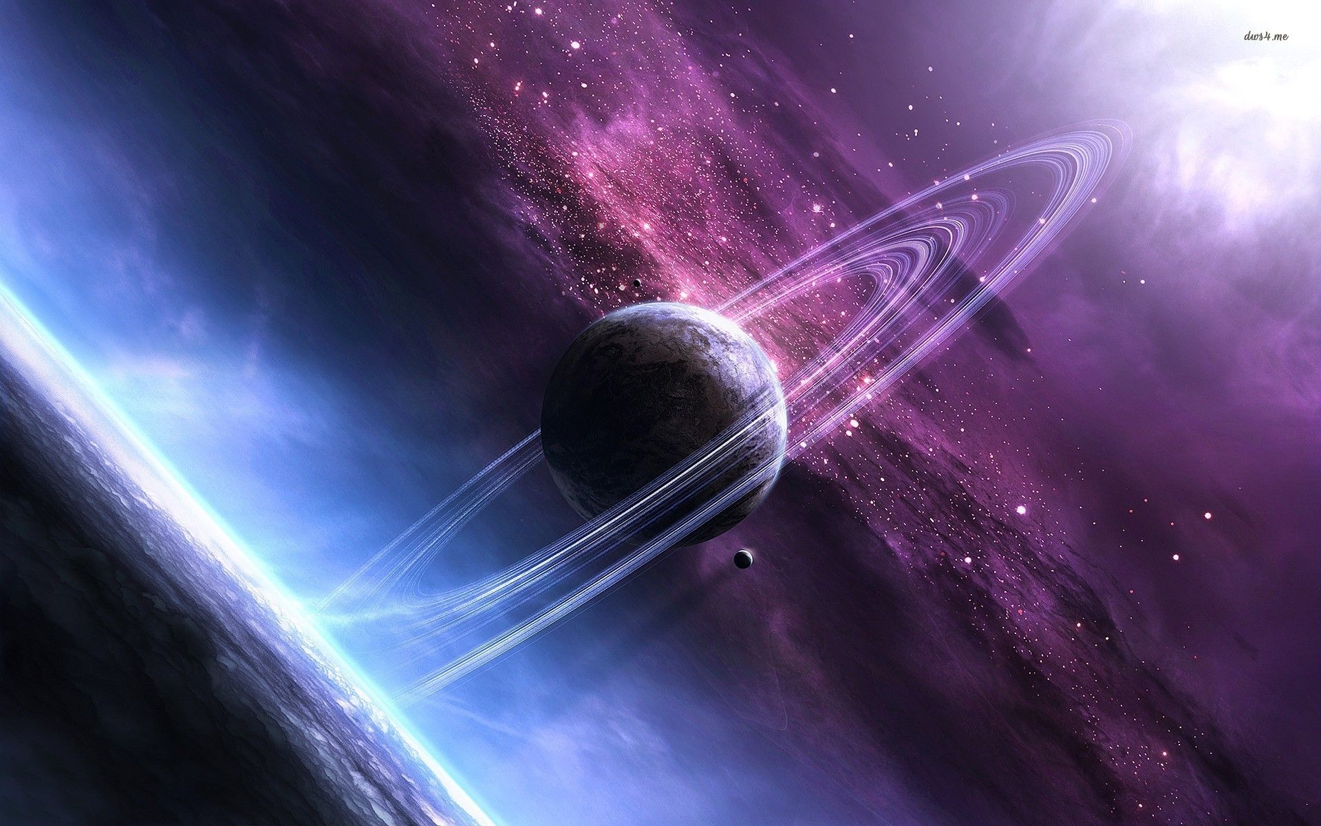 Saturn Wallpaper Space HD Ring