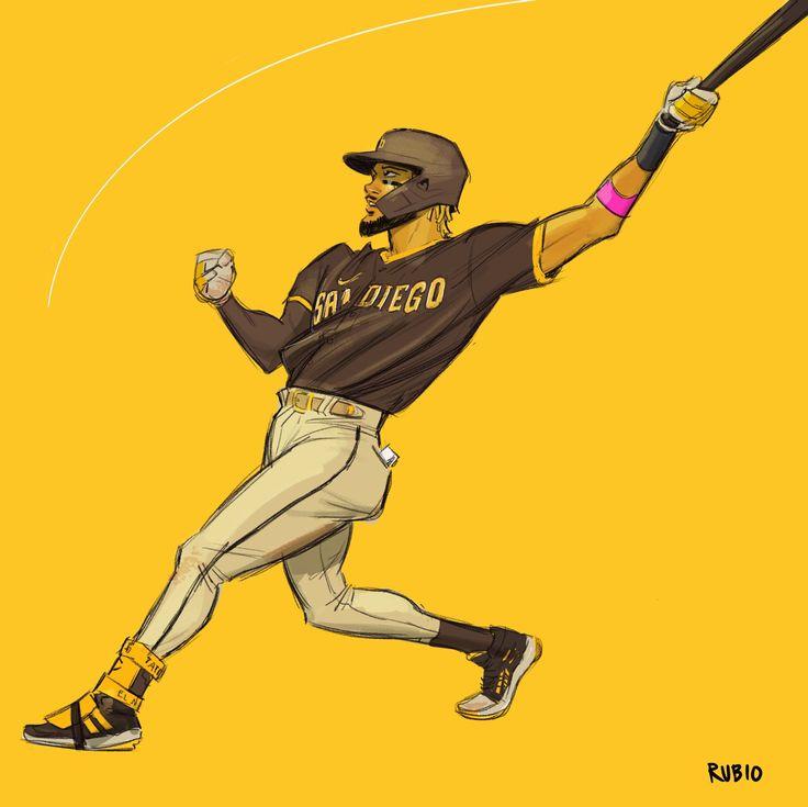 Tatis slam by Bobby Alcid Rubio Baseball wallpaper Sports