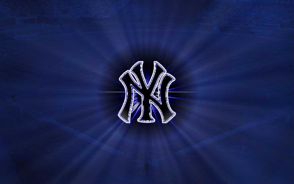 Wallpaper Yankees Neon