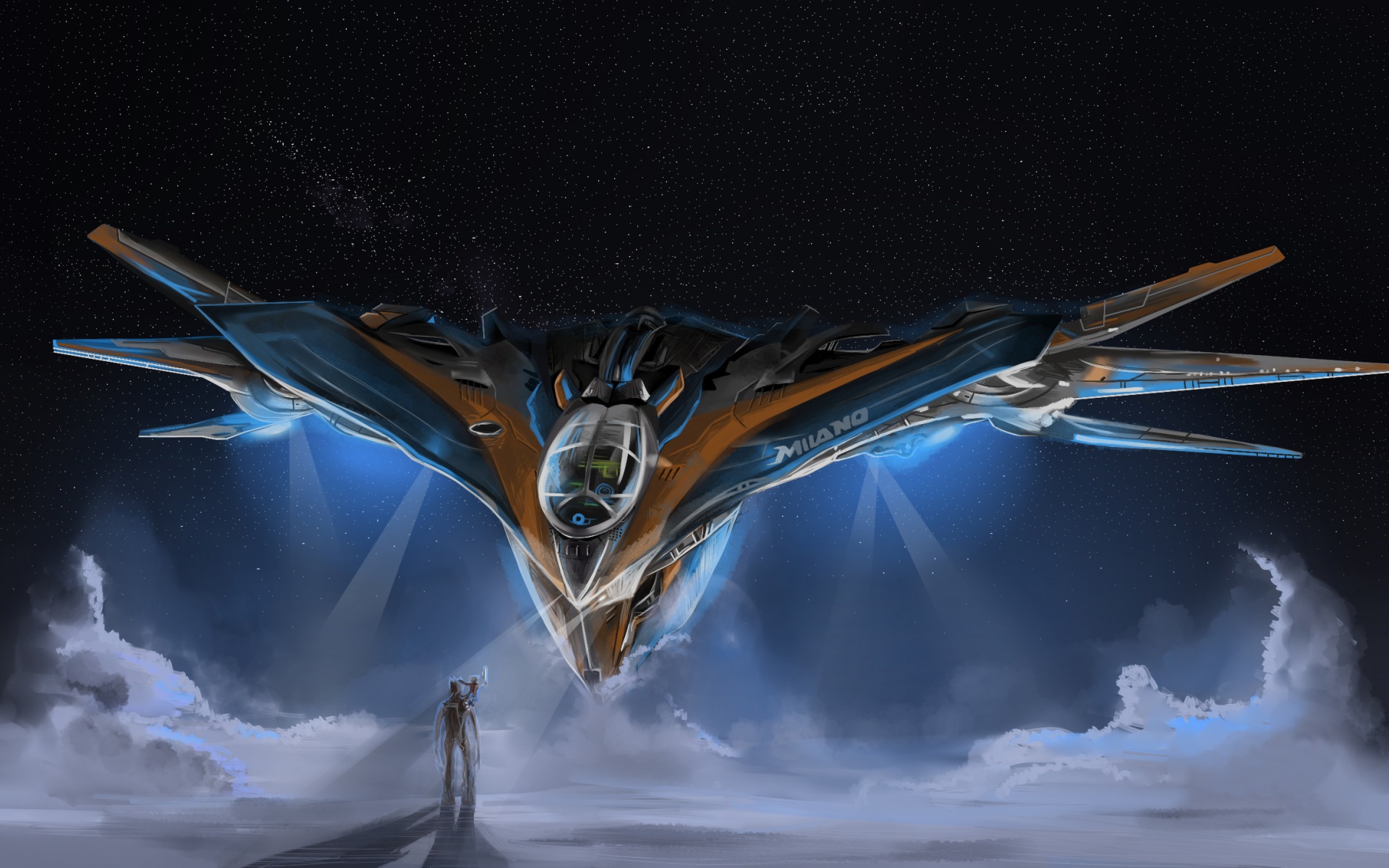Guardians Of The Galaxy Milano Starship HD Wallpaper Background