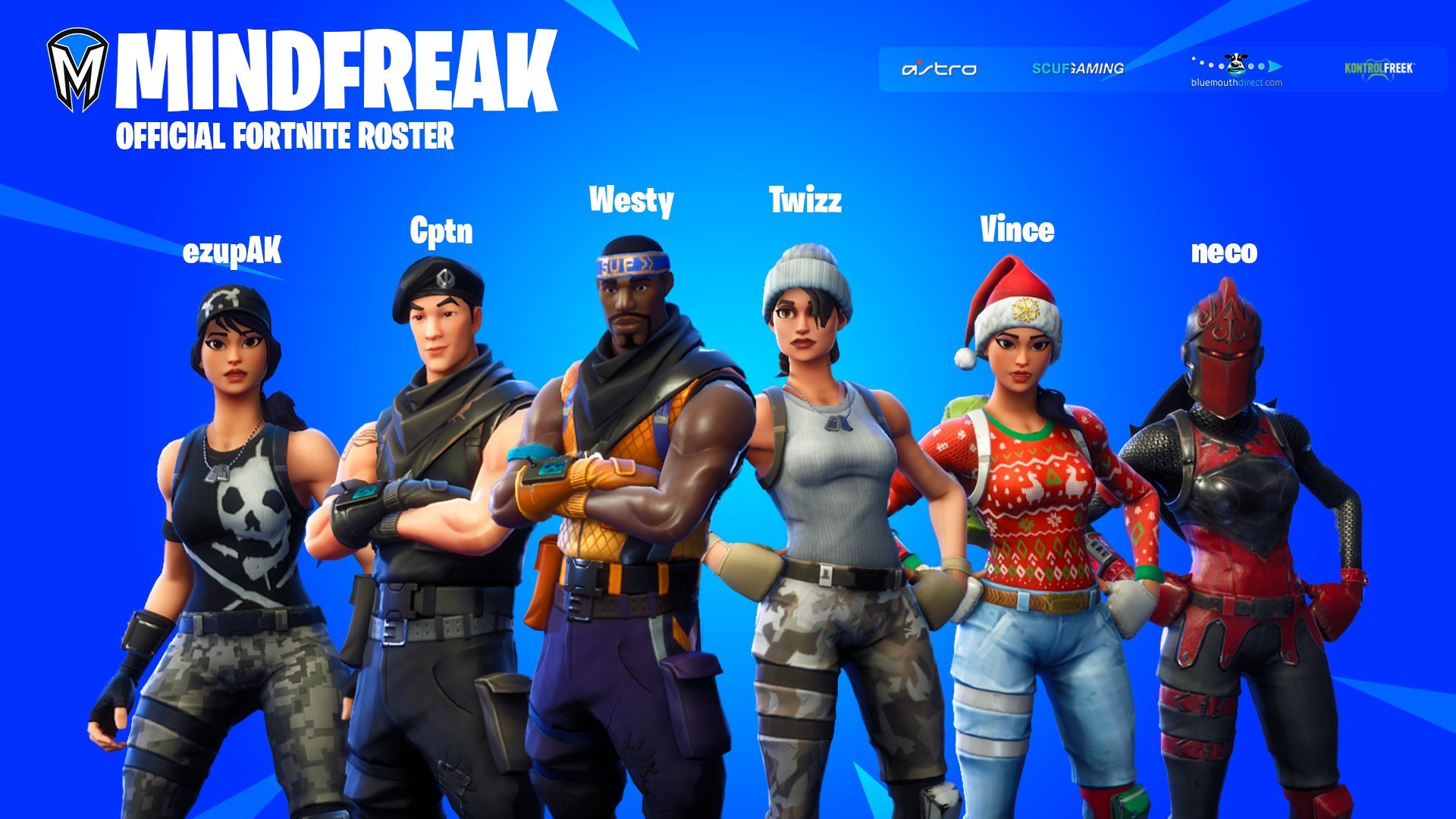 Pictures Of Mindfreak Signs A Fortnite Team