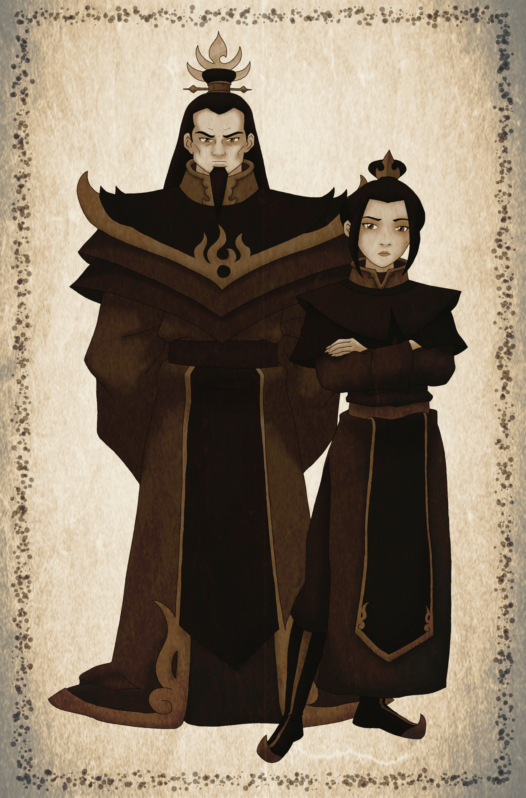 The Fire Nation Royal Family Image Portrait HD Wallpaper