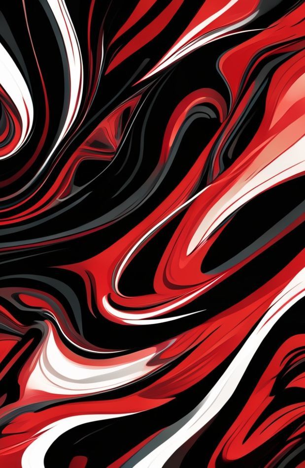 Black And Red Abstract Wallpaper