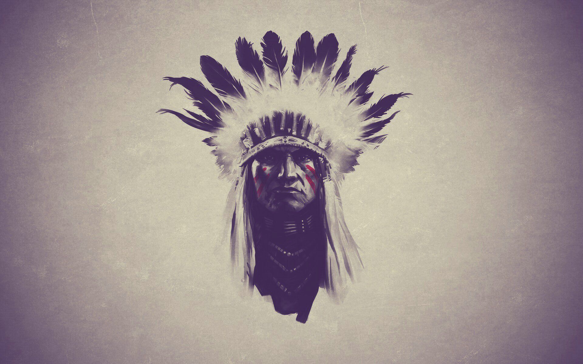 Native Feathers Wallpaper Top Background