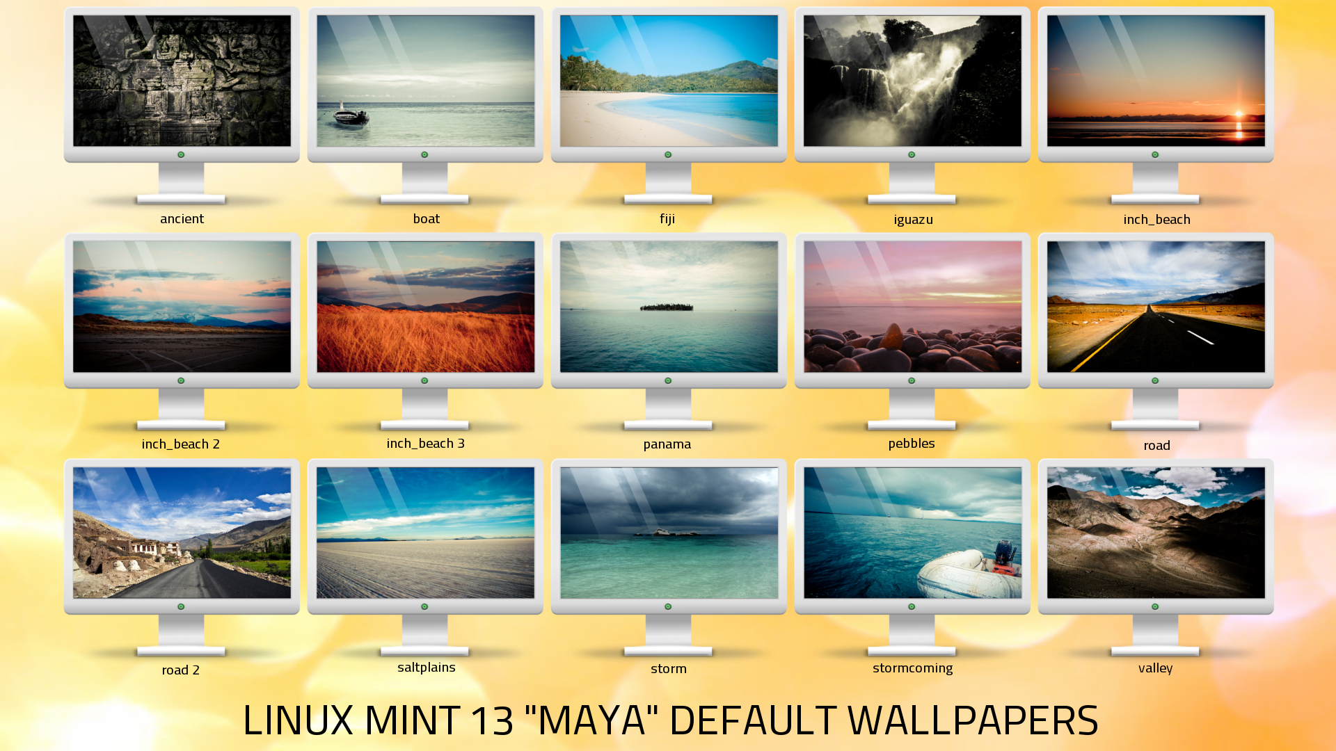 Linux Mint Maya Default Wallpaper Pack By Omer Ogd