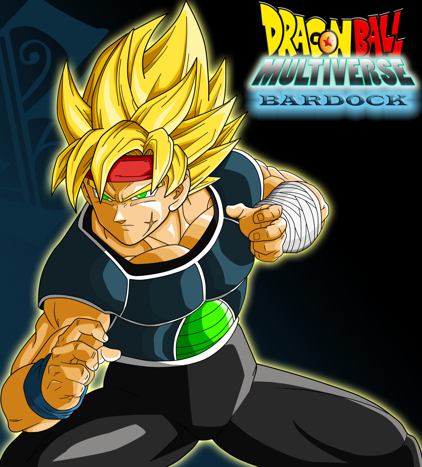 Bardock Colored Ruga Rell Lineart By Jamalc157
