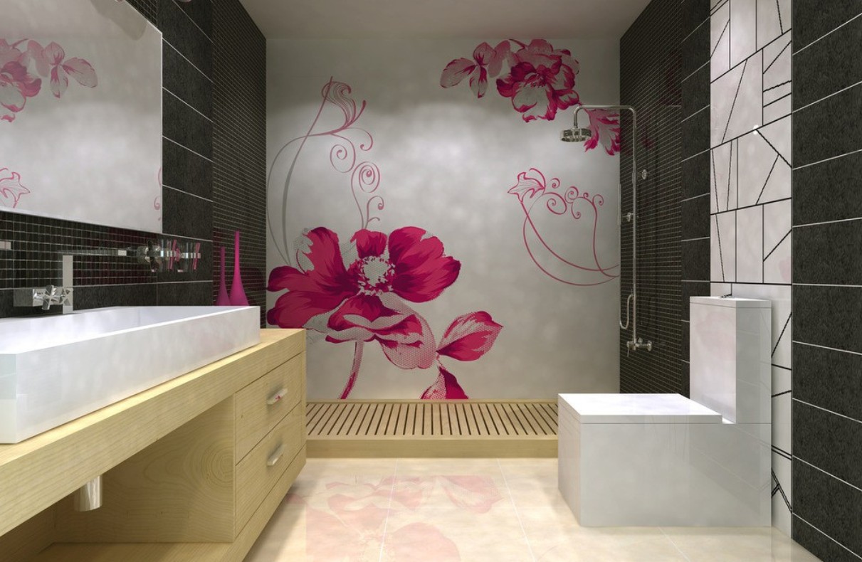 [50+] 3D Wallpaper for Bathroom Walls on WallpaperSafari