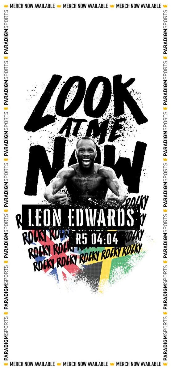 Leon Rocky Edwards on X Official LookAtMeNow Merch available