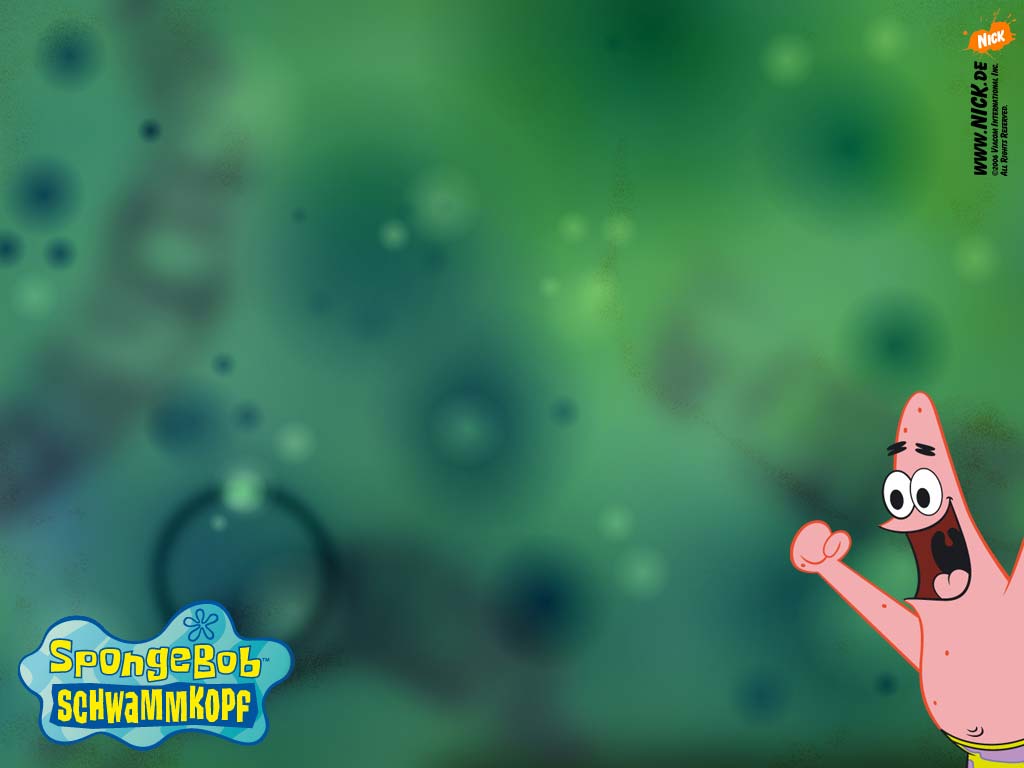 Patrick Green Background Spongebob Wallpaper Here You Can See