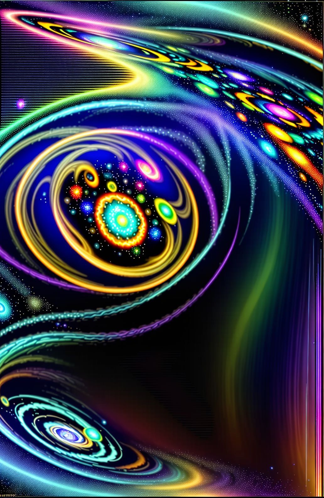 Trippy Space Wallpaper