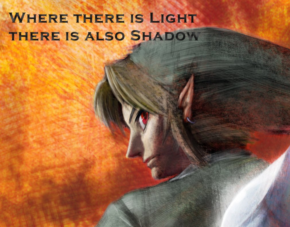 Link And Dark Wallpaper Shadow By