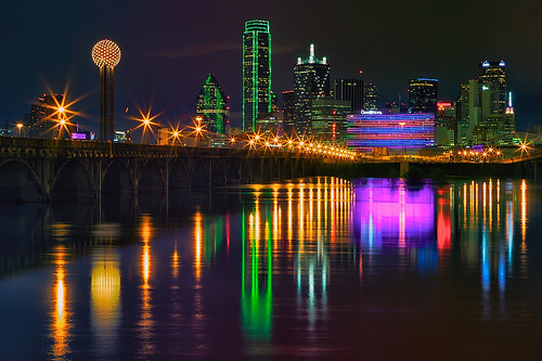 Dallas Texas Trintity River Skyline Photo Sharing