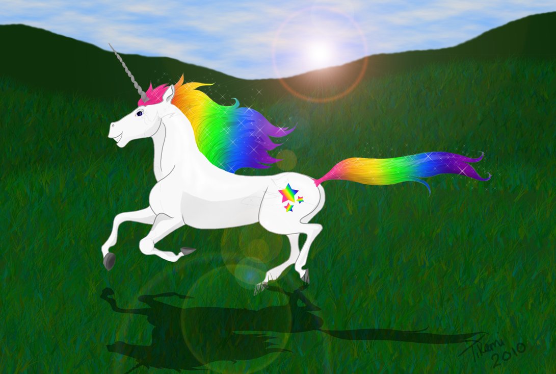 Glen The Rainbow Unicorn By Tikamihasmoved