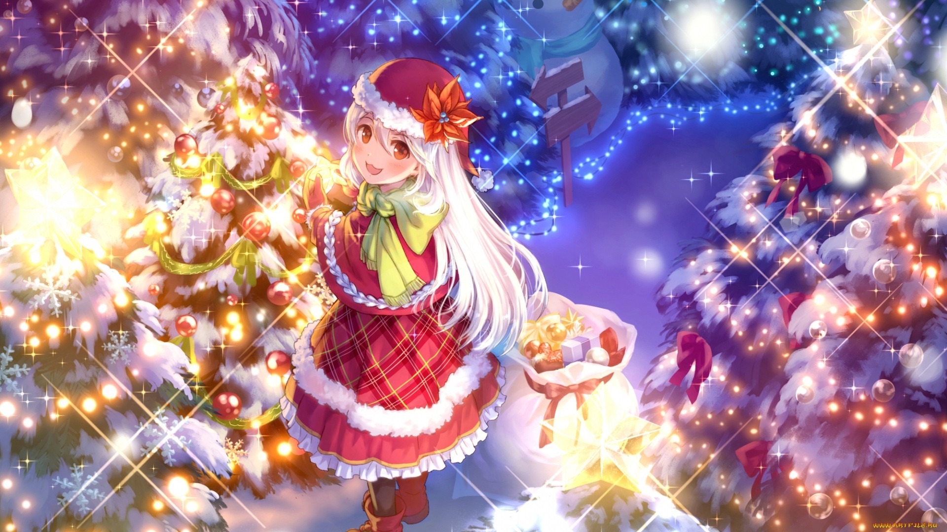 20+] Anime Christmas PC Wallpapers - WallpaperSafari