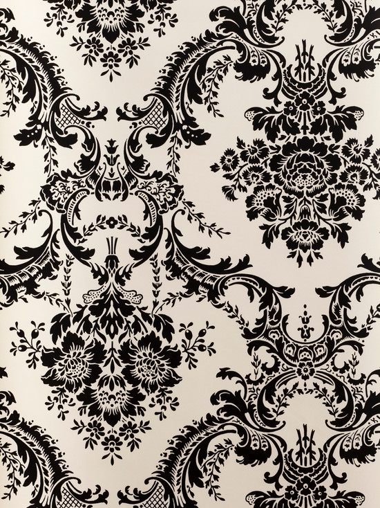 Black And White Prepasted Wallpaper