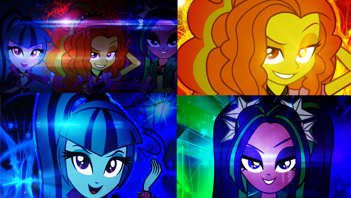 The Dazzlings Wallpaper Set By Digitbrony