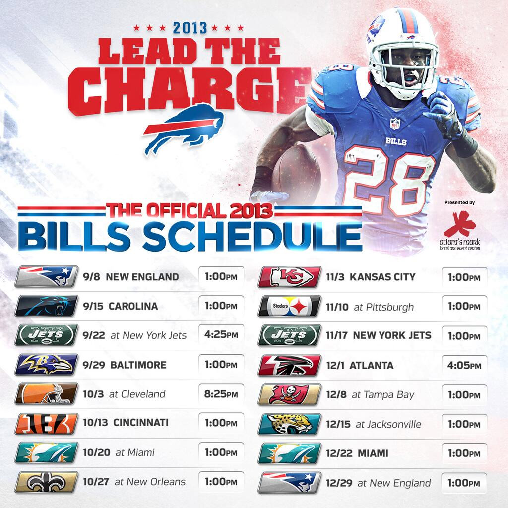 Bills 2025 2025 Season Schedule