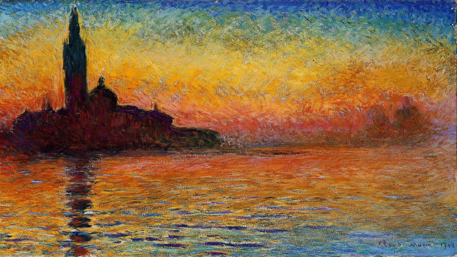 San Giorgio Maggiore at Twilight 1908 by Claude Monet