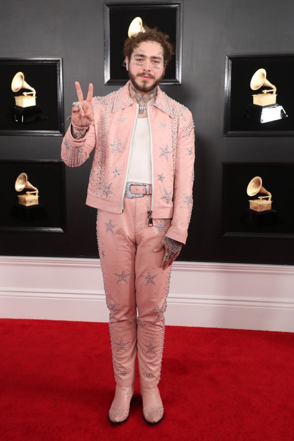 Post Malone Grammy Awards Red Carpet In