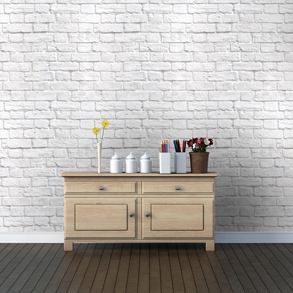 White Brick Wall Wallpaper From Watts London Made By