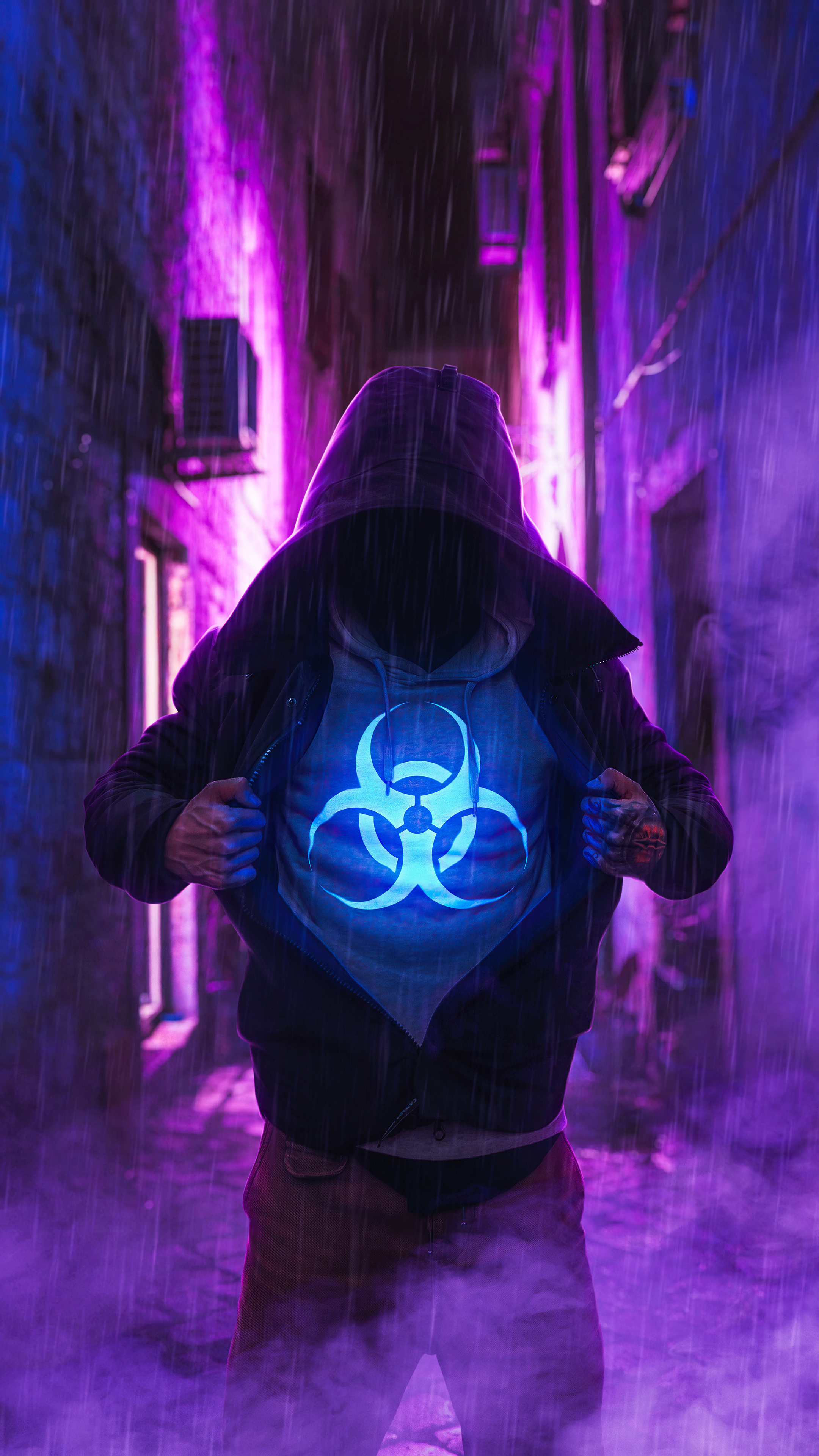 Hoodie Boy With Powers Sony Xperia X Xz Z5 Premium HD 4k Wallpaper Image