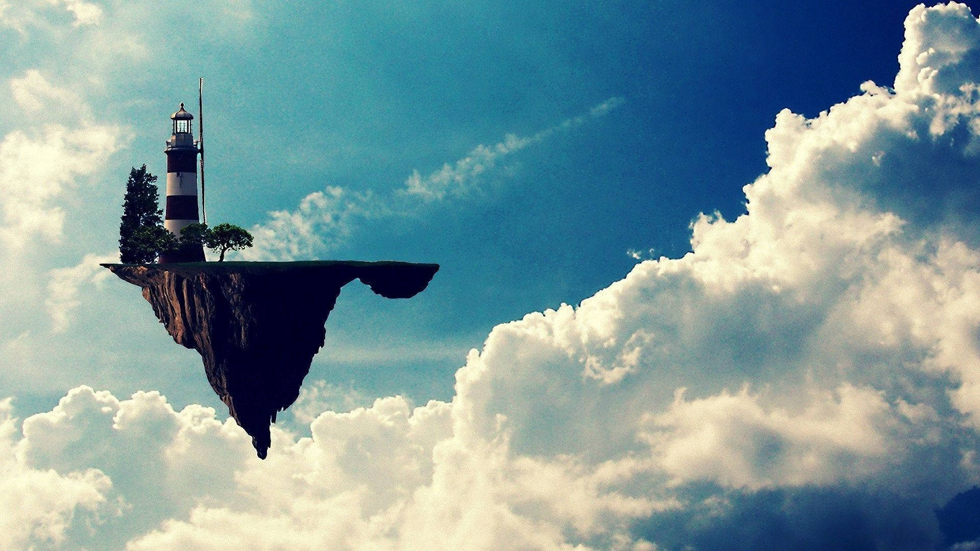 Floating Island Wallpaper