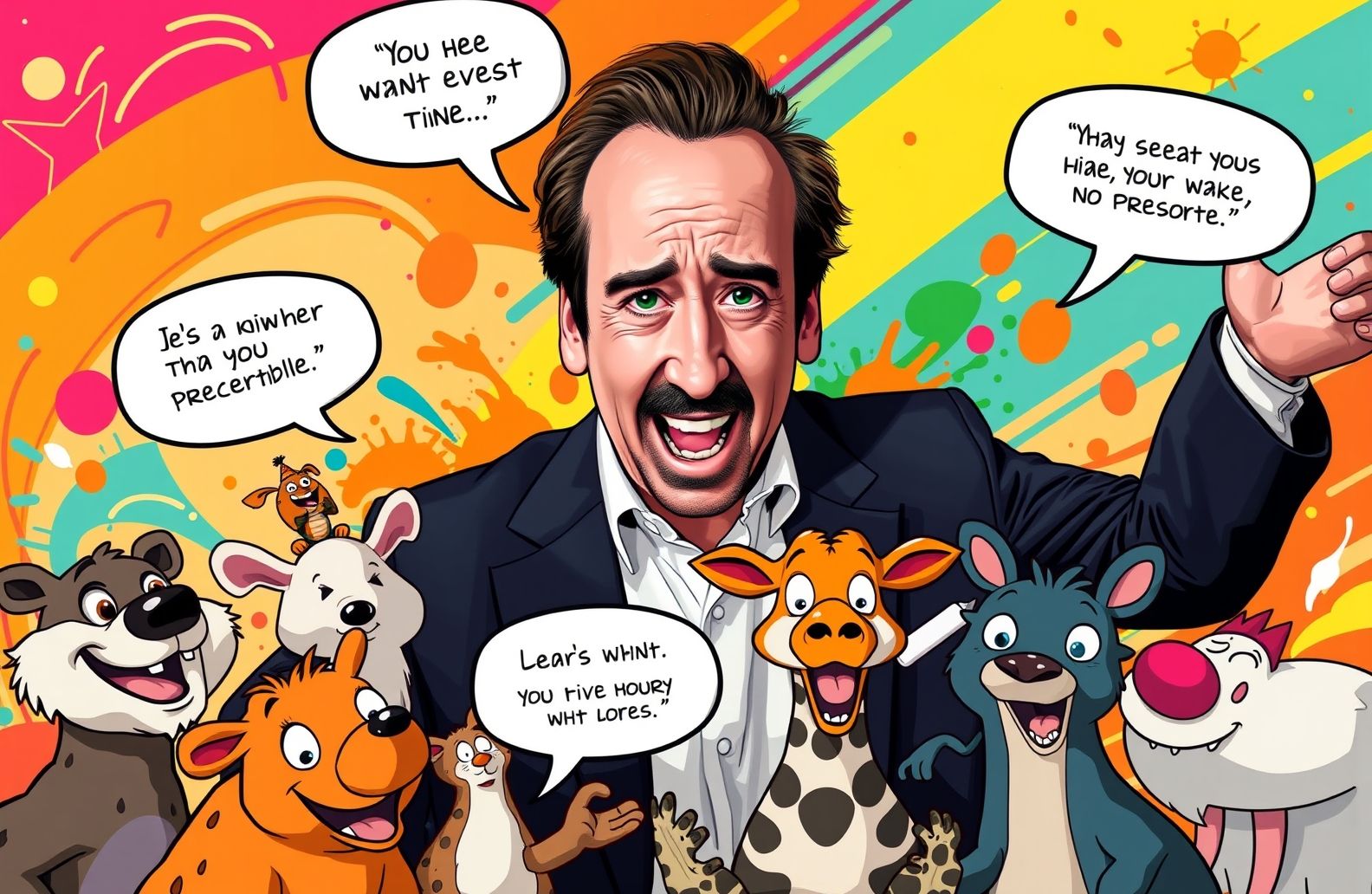 Funny Nicolas Cage Wallpaper