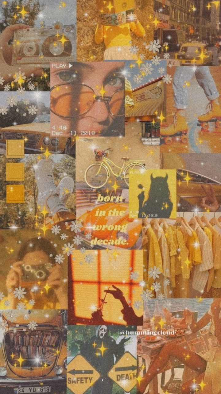 Vintage Yellow Wallpaper