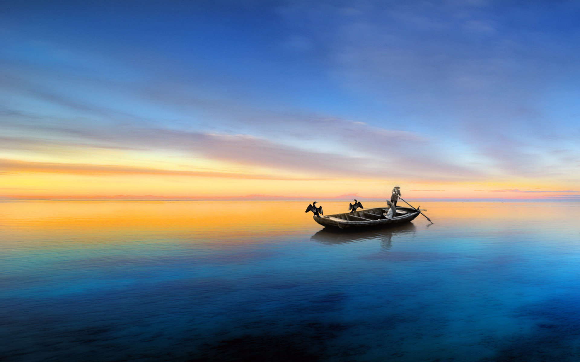 Wallpaper : boat, sunset, fishermen, water, nature, reflection, sky, Cast,  Tourism, river, Vietnam, fishing, fisherman, hue, net 1615x1382 - - 852911  - HD Wallpapers - WallHere